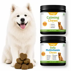 【Buy 1 Get 1 Free】Jagy Calm & Daily Wellness Bundle for Dogs – Relaxing Soft Chews for Stress & Emotional Balance + Daily Multivitamin Soft Chews for Total Health Support