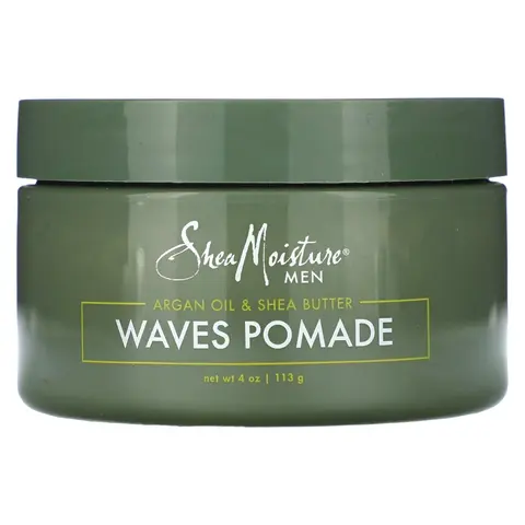 SheaMoisture Men, Waves Pomade, Argan Oil & Shea Butter, 4 oz (113 g)