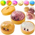 JOYIN 1pcs/12pcs/24pcs/36pcs Dumpling Mystery Box,Quick rebound,Full of surprises,NOT ALL Glitter, Random Styles Surprise, Colorful Soft Squeeze Stress Balls Fidget Sensory Toy, Decompression Gift for Kids Adults Squeeze toy, Soft Sensory Squeeze Toy for