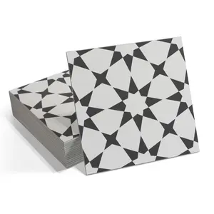 INNO STICKERS 16-Sheet Peel and Stick Floor and Wall Tile for Kitchen Bathroom Shower Marrakech 9x9 Inch SPC Self Adhesive Vinyl Flooring Tile Groutble Backsplash Tile, Covers 9.12 Sq Ft.