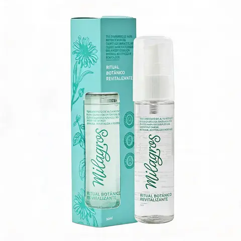 Milagros Revitalizing Hair Serum - 55ml Lightweight Alcohol-Free Natural Hair Oil Alternative with Argan Oil, for Adults' Wavy Damaged Color & Chemically Treated Locks, Hydration, Frizz Control, Silky Shine
