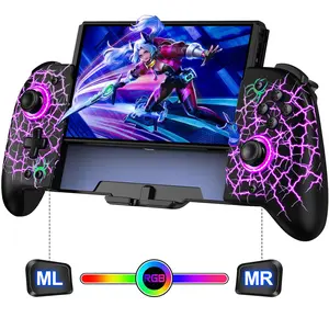 Switch Controllers for  Switch/Switch OLED Controller, Switch Wireless Pro Controller One-Piece Joypad, Full-Size Ergonomic Handheld Mode Controller Gamepads Standard Controllers