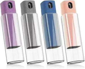 4 Pack 3-in-1 Screen Cleaner with Microfiber Cloth & Spray Bottle for Touchscreen Devices Portable Reusable Fingerprint-Proof 10ml Cleaning Solution for Phone Laptop iPad TV Monitor Car Screen