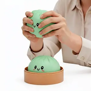 Randomly designed, adorable, stress-relieving dumpling-shaped toy - a surprise unboxing gift for children's Easter.