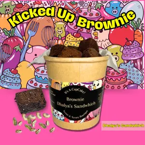Kicked Up Brownie in Dhalya's Sandwich