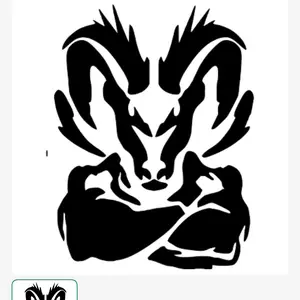 Ram car decal