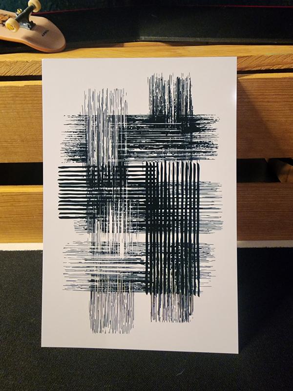 Mini Modern Poster 4x6 Inches Compact Stylish Design for Walls Desks or Shelves Versatile Practical Decor