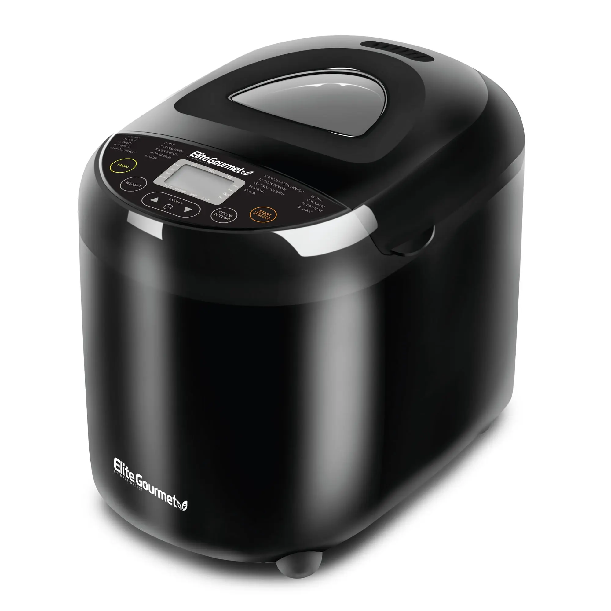 Elite Gourmet 2lb Programmable Bread Maker Machine