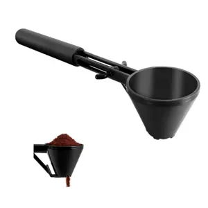 Sliding Measuring Spoon for Protein Powder Funnel, Anti-Leak Scoop for Milk Powder & Coffee, Fills Water Bottles Efficiently, Coffee Making Tool