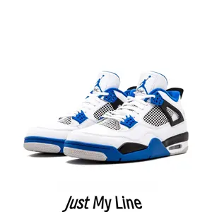 Premium White, Black & Blue Mid-Top Athletic Shoes, Smooth Leather Construction, Blue Tongue & Black Tonal Accents, Grey Midsole, Padded Ankle Collar, Shock-Absorbing Non-Slip Sole, Versatile Footwear for Street Style & Casual Wear
