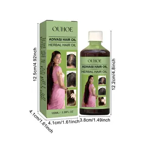 OUHOE Herbal Hair Care Essential Oil Gentle Scalp Nourishment Hair Strengthening Scalp Cleansing & Smoothing Treatment Oil 100ML