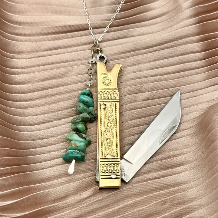 Seeker Necklace-Turquoise