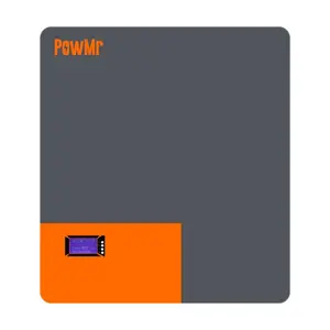 PowMr 51.2V 200Ah LiFePO4 Lithium Battery, 10KWh PowerWall，6000+ Deep Cycles, 150A Max Discharge, Built-in BMS, Support Up to 16 Units Parallel for Solar Off-Grid RV Home Energy Storage