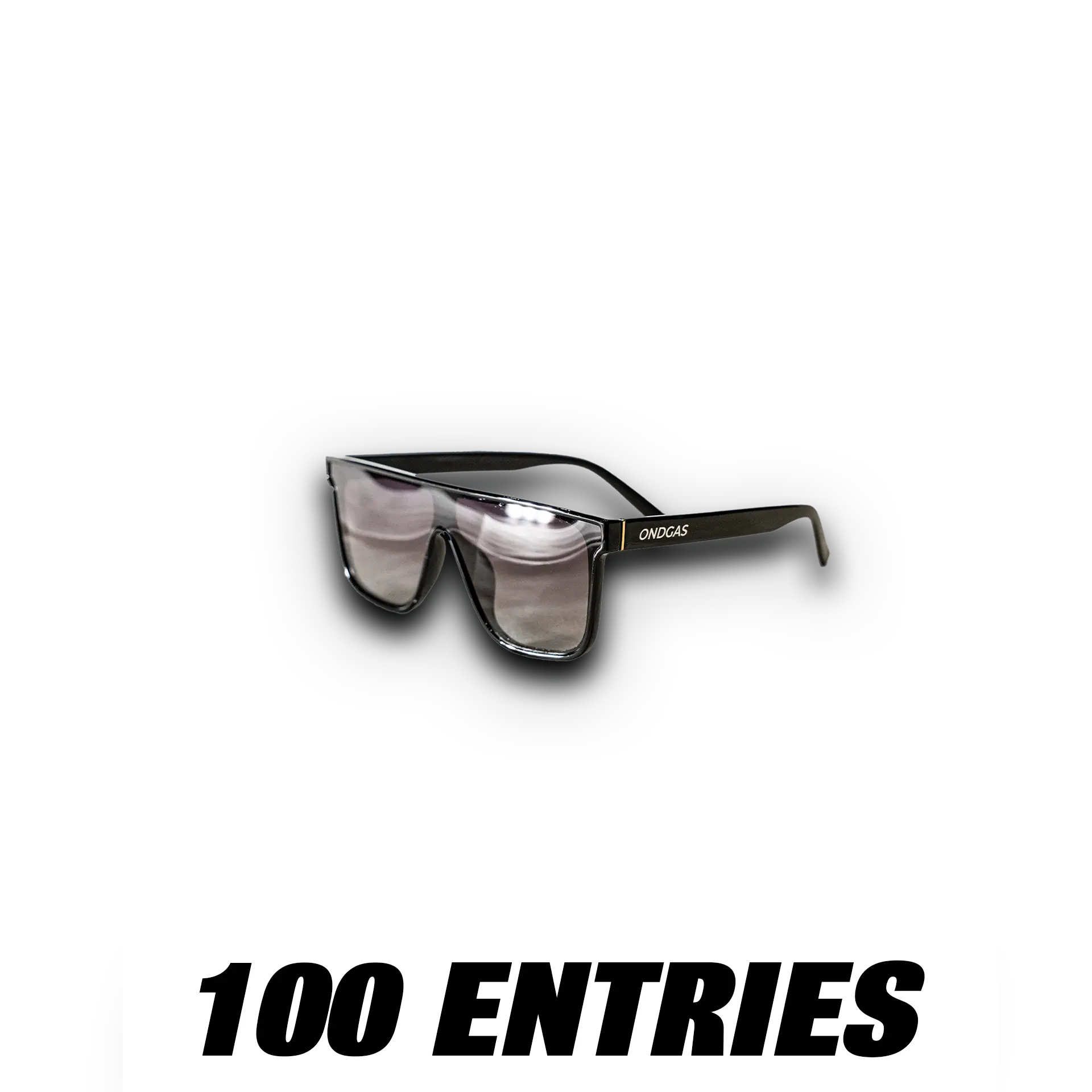 100 Entries: ONDGAS Black Sunglasses