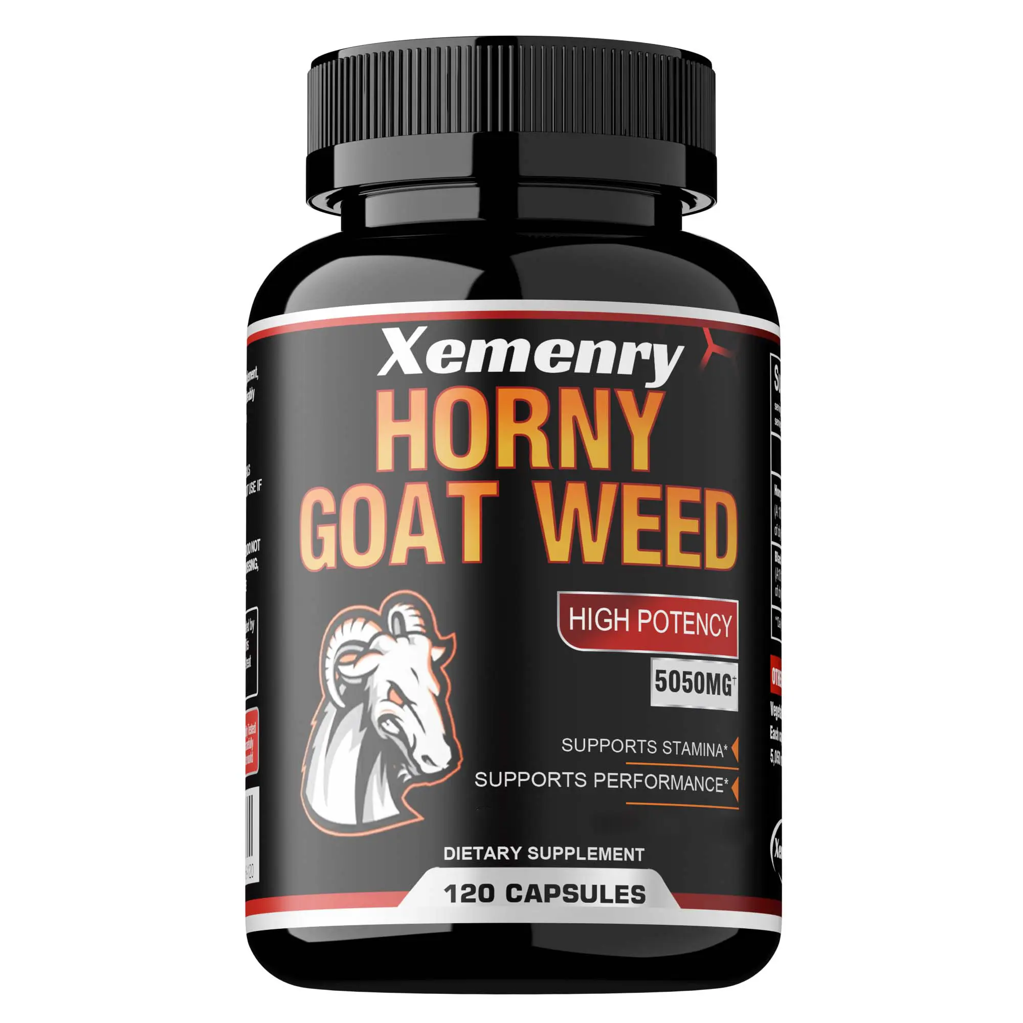 Xemenry Horny Goat Weed Capsules with Black Pepper Extract - Herbal Dietary Supplement - 120 Capsules Xemenry Horny Goat Weed Capsules with Black Pepper Extract - Herbal Dietary Supplement - 120 Capsules