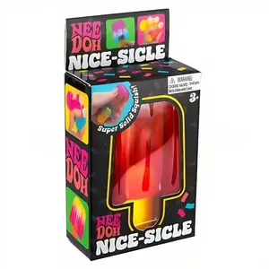 Popsicle-shaped squeeze toy - Sensory toy - Super soft squeeze toy for fun and relaxation, suitable for all ages