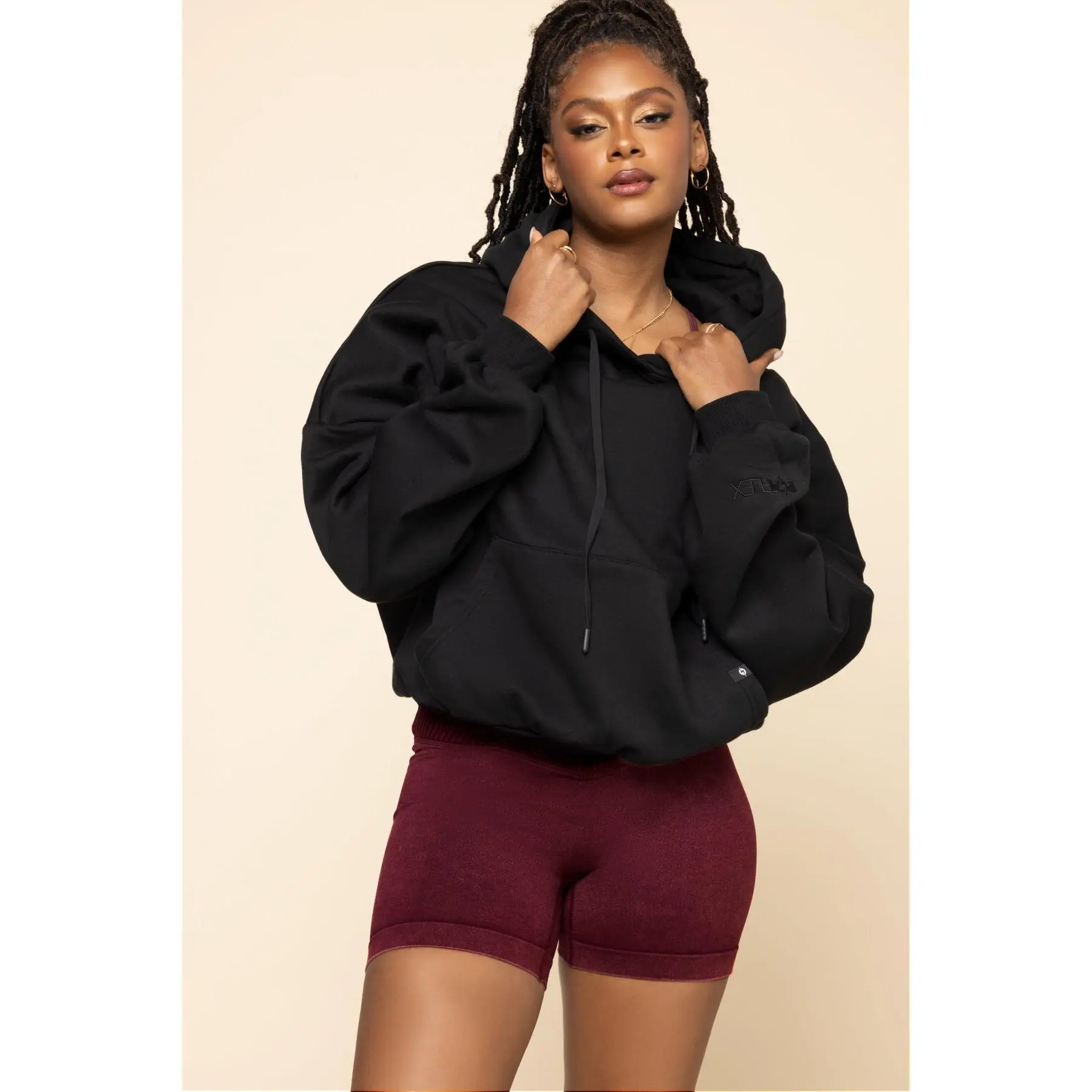 Pullover Cloud Hoodie - Black Pullover Cloud Hoodie - Black