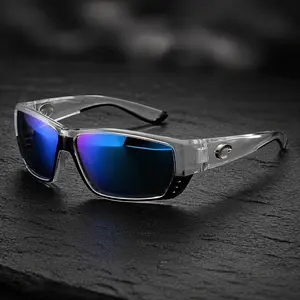 COSTAEGO Polarized Sports Sunglasses for Men UV400 Protection – Night Driving Glasses Outdoor Cycling Shades Lightweight PC Frame Fishing Running Biker Sunglasses Casual Outdoor Streetwear Eyewear