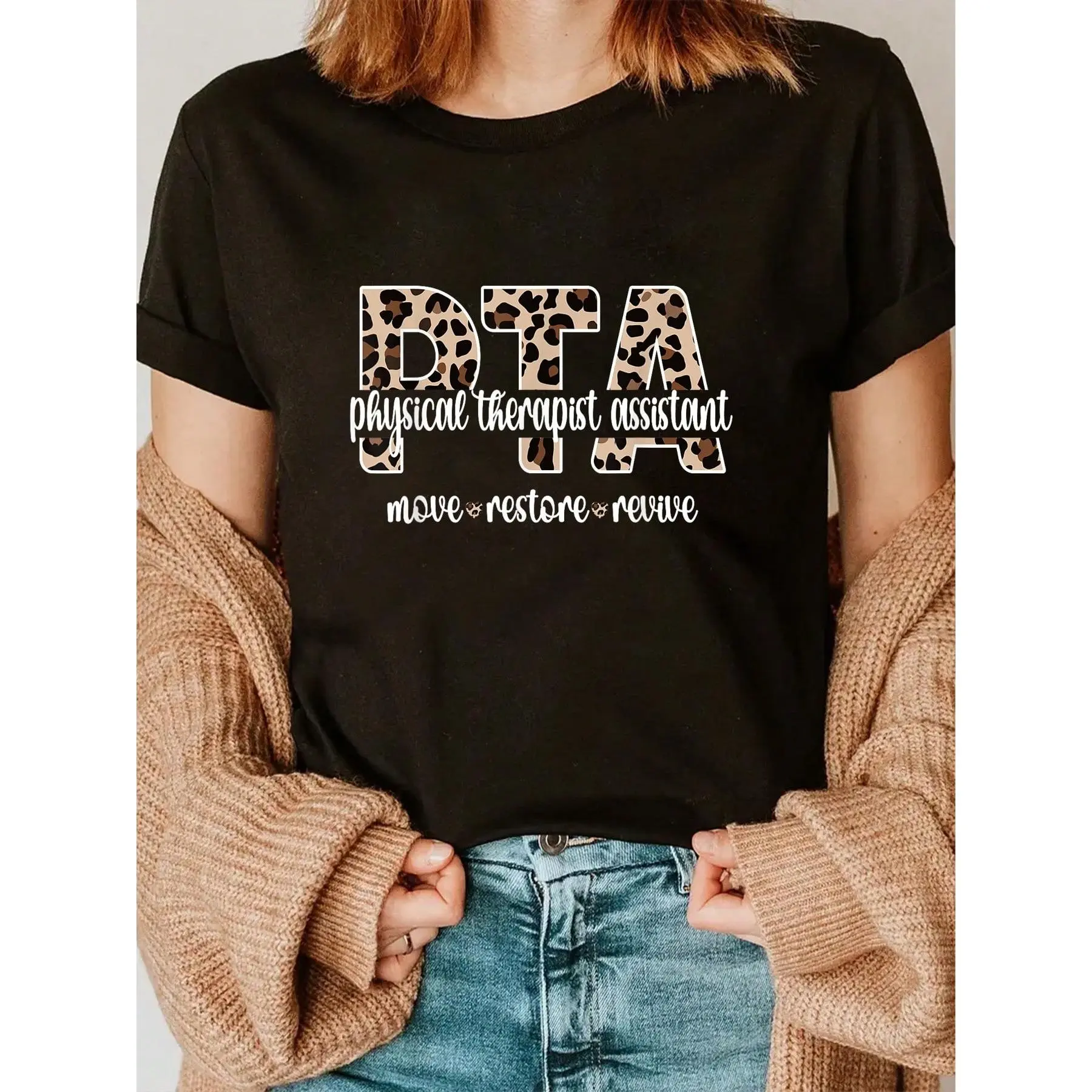 100% Cotton Physical Therapist Assistant PTA Physical Therapy Assistant T-Shirt