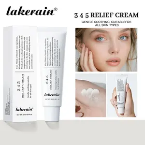 Lakerain 345 Relief Cream Anti-Sugar Anti-Yellowing Face Moisturizer with Niacinamide & Panthenol Instant Soothing Repair Skin Barrier Brightening Daily Hydration for Sensitive Skin 1.69 Fl Oz Cleansing Nourishing