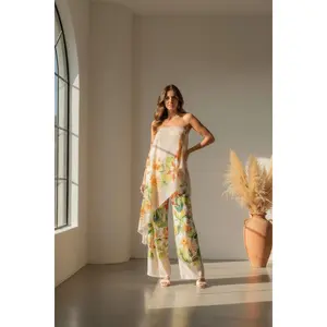 Meadow Chiffon Jumpsuit