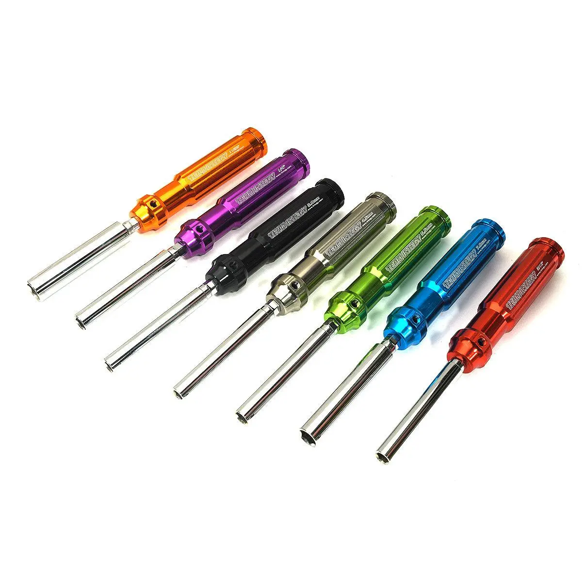Complete HD Hex Nut Driver Set 7pcs (3/16, 1/4, 11/32, 4.5, 5, 5.5 & 7mm)