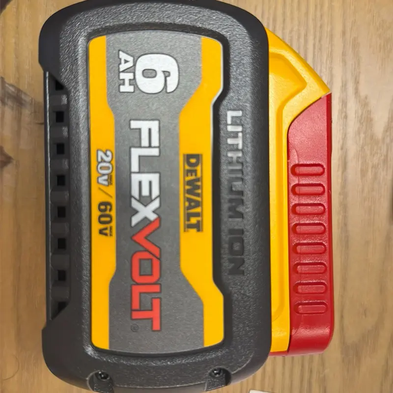 FLEXVOLT 20V/60V MAX Lithium-Ion 6.0Ah Power Tool Battery Pack, Tools and Gadgets Accessory, MSRP 219, 3-Year Warranty