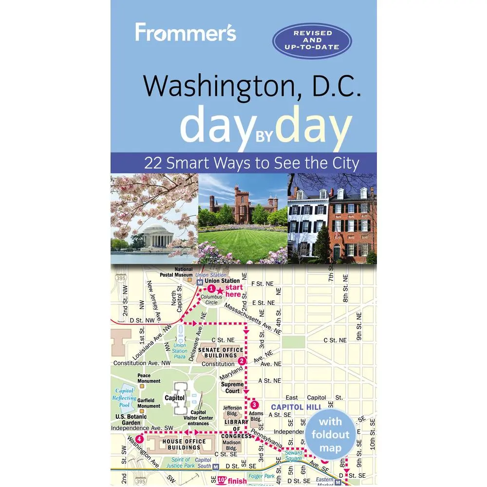 USED Book - Frommer's Washington, D.C. Day by Day by Pratt, Meredith (Paperback) - english