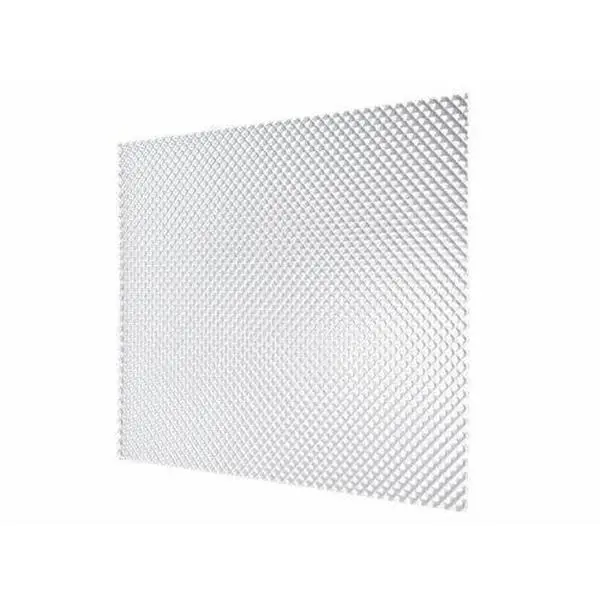 F12-125/2323 | Clear Prismatic Light Panels | Fluorescent Light Cover Replacement | Size: 23.75" x  23.75" x  .125" | Select # of Packs