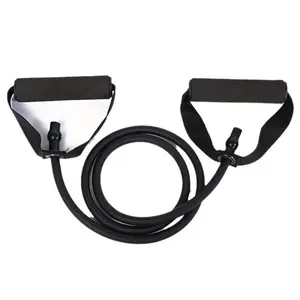 Resistance Exercise Band with Comfortable Handles, Door Anchor & Starter Guide Included, Fitness Equipment for Home Gym Workout