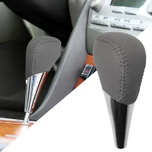 QianBao Gear Shift Knob Head Cover Compatible with Toyota Camry 2007-2014 Corolla 2009-2013 RAV4 2006-2011 Highlander 2008-2013 Automotive Shift Lever Car Interior Accessories Gray ﻿