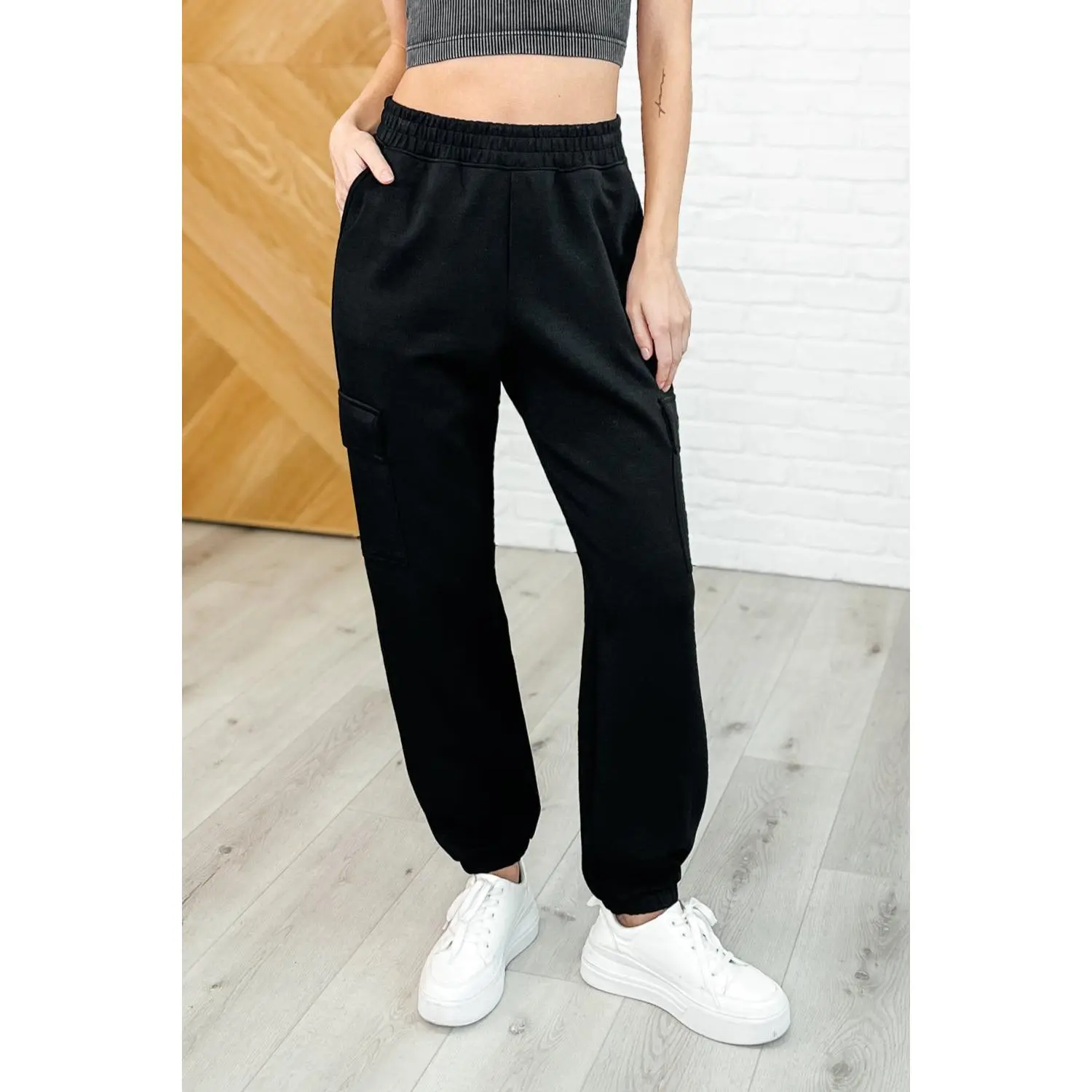 Jog and Snog Joggers in Black