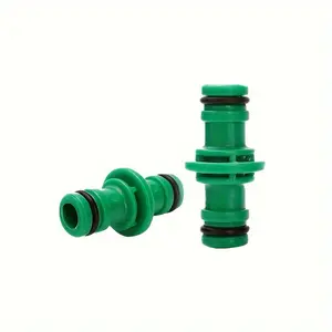 [3-Pack Plastic Connectors] 3-Pack Durable Plastic Garden Hose Connectors | Universal Thread Standard Quick Repair Couplings for Irrigation Watering Systems