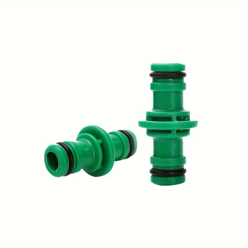 [3-Pack Plastic Connectors] 3-Pack Durable Plastic Garden Hose Connectors Hose Quick Connect Fittings | Universal Thread Standard Quick Repair Couplings for Irrigation Watering Systems