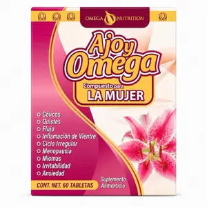 Ajoy Omega Compuesto Para La Mujer Herbal Supplement Tablets for Women’s Wellness Support – 60 Tablets
