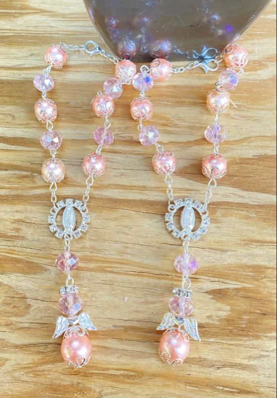 12pcs Recuerdos para Comunion, Bautizo y Confirmacion, mistrrios De vitgen De Guadalupe, Baptism Favor, First Communion