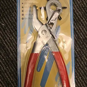 Multifunctional Belt Hole Punching Tool, Professional PU Leather Paper Hole Punching Tools, Portable Handheld Hole Punch for Home & Daily Industrial Use