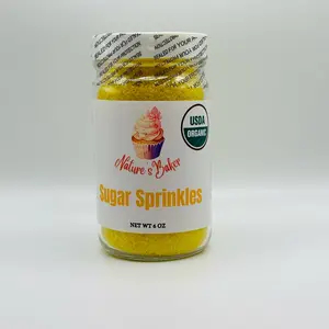 Organic Sugar Sprinkles Yellow