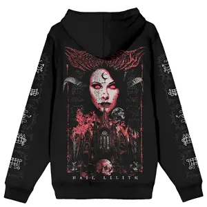 Lilith Queen Of Demons Zip-Up Hoodie