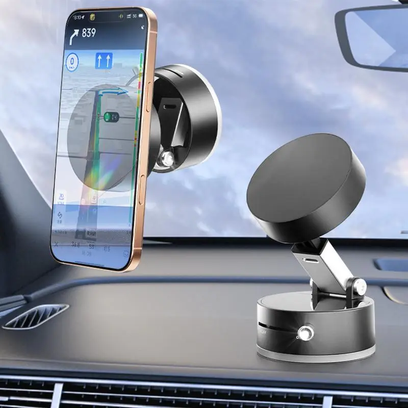 Car Magnetic Phone Holder, Multifunctional Vacuum Adsorption Phone Holder, Universal Car Navigation Bracket, Car Accessories