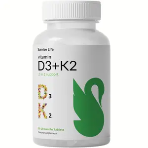 Sunrise Life D3+K2 – Essential Support for Bone Strength and Immunity vitamine Healthcare Dietary Edible