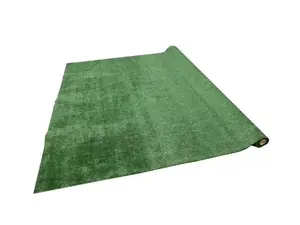 6 ft x 8 ft Emerald Green Artificial Grass Rug, UV Stabilized, 8 mm Pile Height