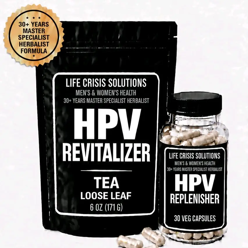6 OUNCE HPV NO LABEL OPTION PREMIUM NATURAL ORGANIC HIGH GRADE HERBAL KIT OR  TEA BAGS OPTION  TEA