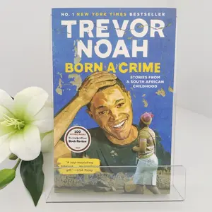 Born a Crime by Trevor Noah, Autobiography of Trevor Noah, Original English Version, Must-Read Humor & Insightful Narratives