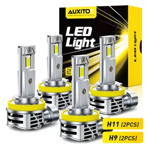 For 2007-2018 Nissan Altima LED Headlight Bulbs -H9 High Beam+H11 Low Beam LED Bulbs,48000LM 6500K Cool White,60,000Hrs Long Service Life with Cooling Fans,No error,CANBUS Ready,No Flickering, Plug and Play