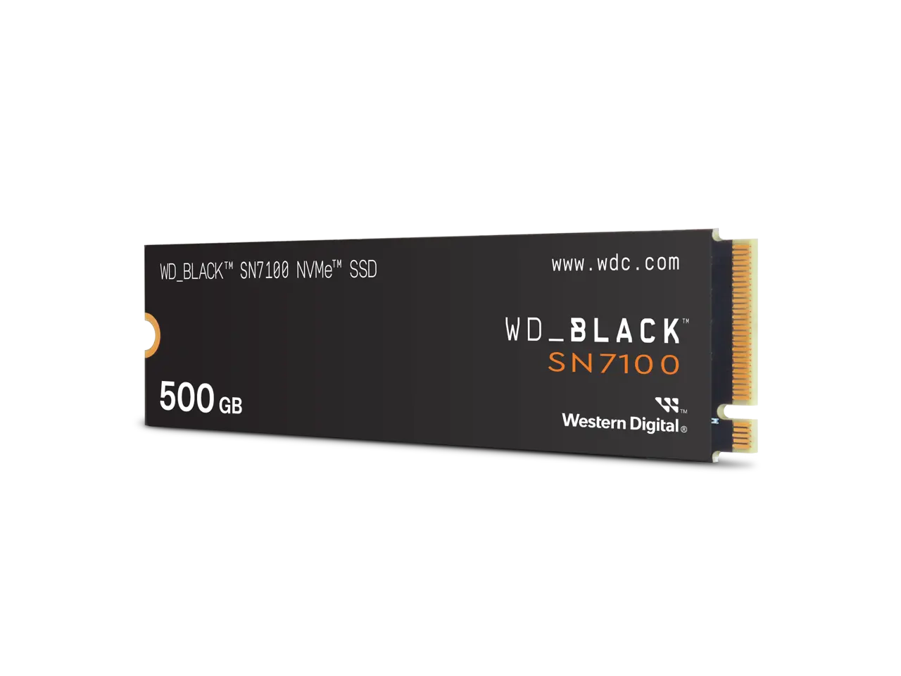 WD_BLACK SN7100 M.2 2280 500GB PCI-Express 4.0 x4 TLC 3D NAND Internal Solid State Drive (SSD) WDS500G4X0E