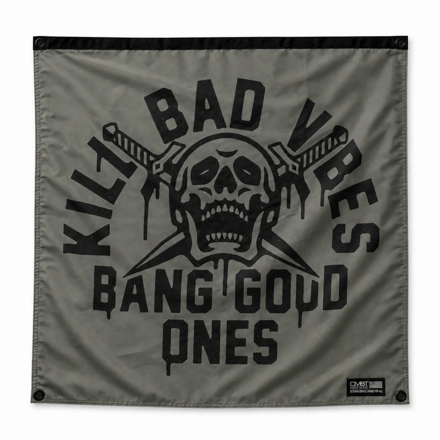 Kill Bad Vibes 3'x3' Flag Kill Bad Vibes 3'x3' Flag