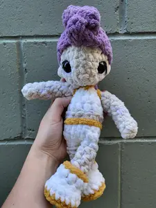 Hand-Crocheted Singer Doll Plushie - Lead Singer