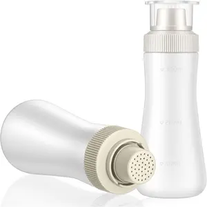 2 Pcs Cake Syrup Dispenser, 350ml/12oz Sauce Bottles Graduated Plastic Squeeze Bottle with Sealing Lid Reusable Baking Tools for Honey Ketchup BBQ Salad Dressing