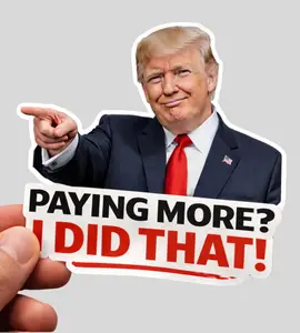 “I Did That” Meme Decal – Funny Political Humor Sticker for Car & Laptop
